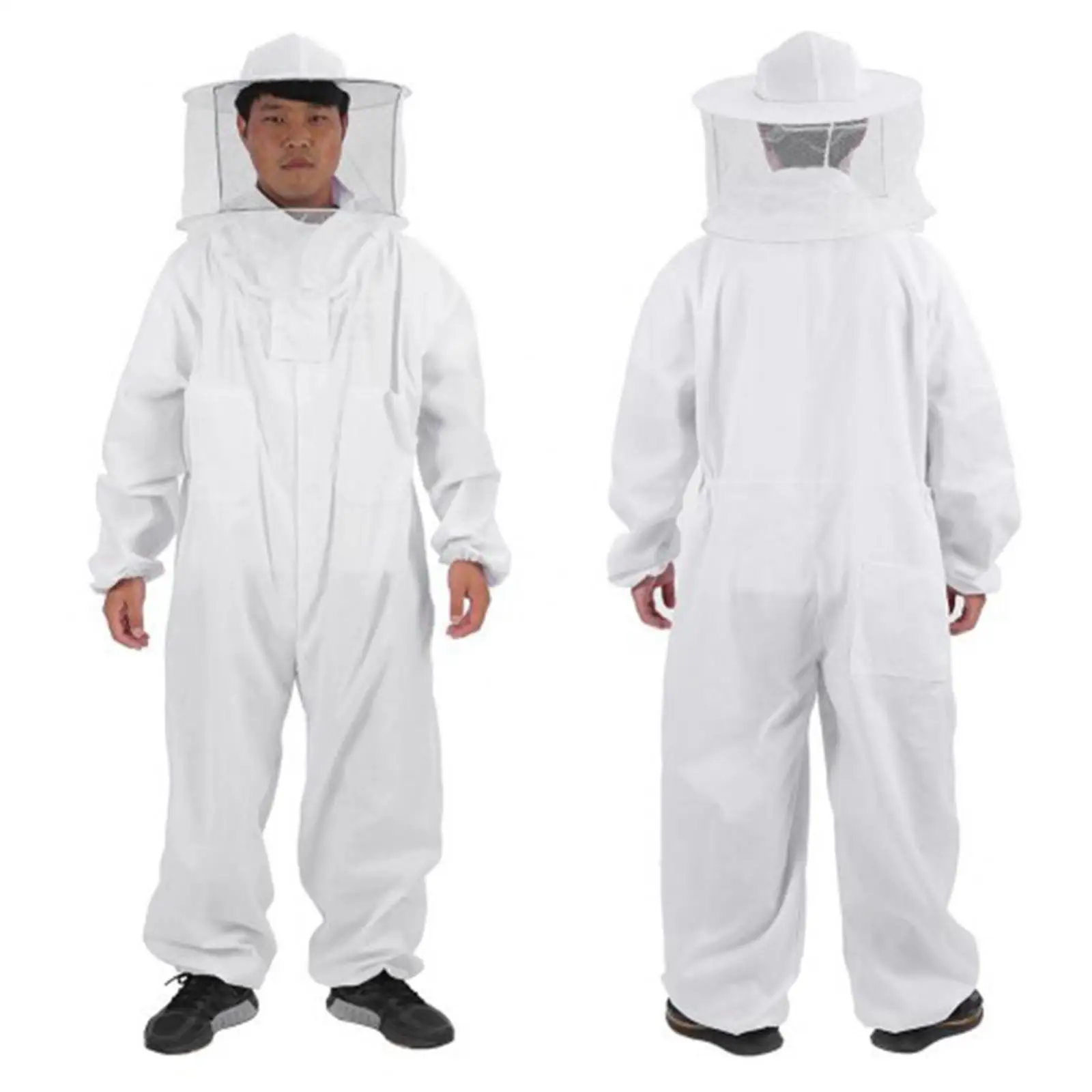 Full Body Anti Bee Suit Beekeeping Clothes with Easy Access for Women/Men
Full Body Anti Bee Suit Beekeeping Clothes with Easy Access for Women/Men