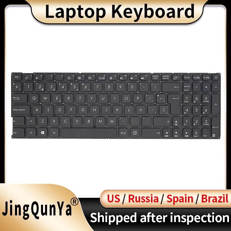 US/SP/Spanish/RU/Russian/Brazil Laptop Keyboard For ASUS R541U X541 X541S A541UV/UJ D541S/SC VM592U/UJ/L/N K541 Replacement
US/SP/Spanish/RU/Russian/Brazil Laptop Keyboard For ASUS R541U X541 X541S A541UV/UJ D541S/SC VM592U/UJ/L/N K541 Replacement