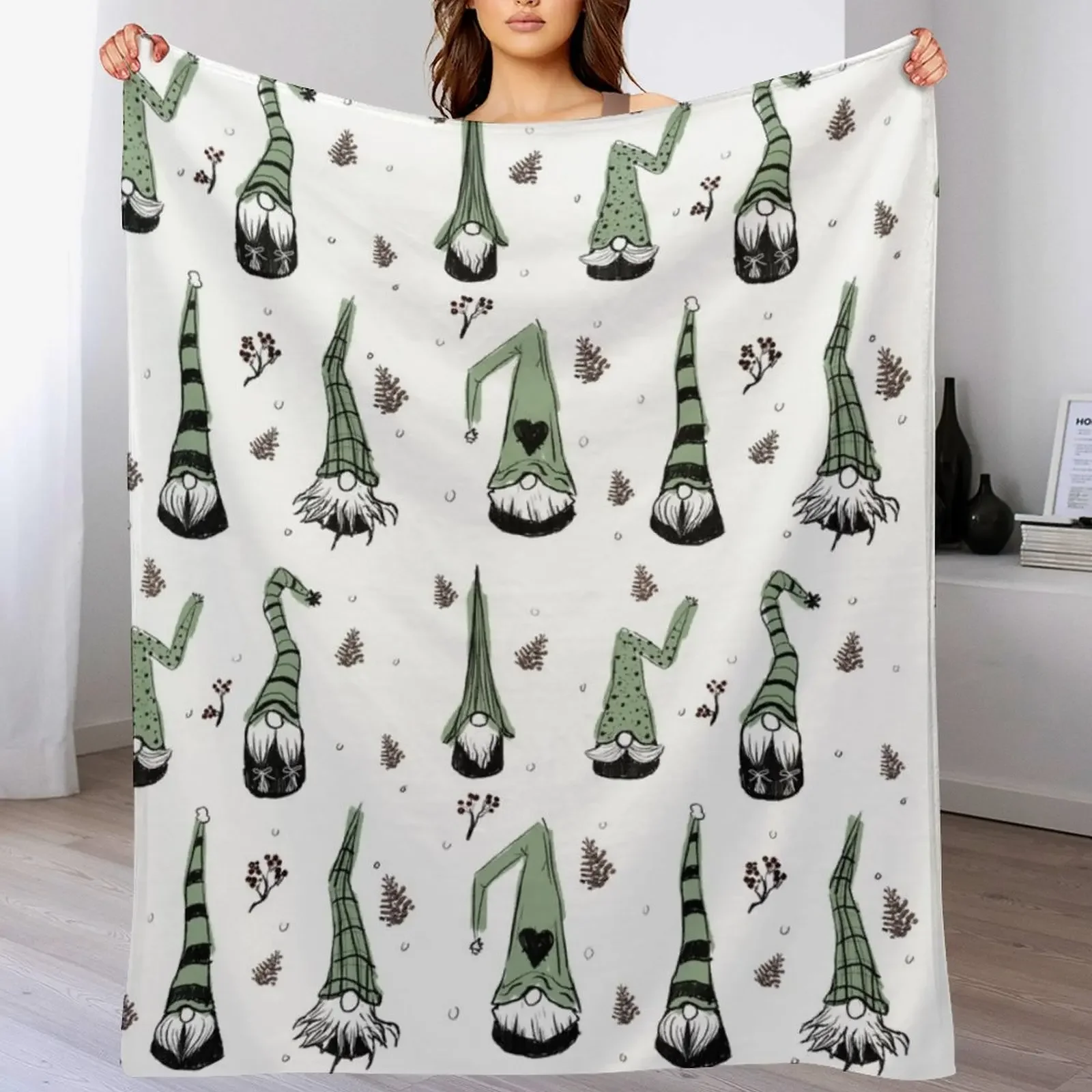 Gnome buddies Throw Blanket Outdoor Soft Blanket for Picnic Beach Camping
Gnome buddies Throw Blanket Outdoor Soft Blanket for Picnic Beach Camping