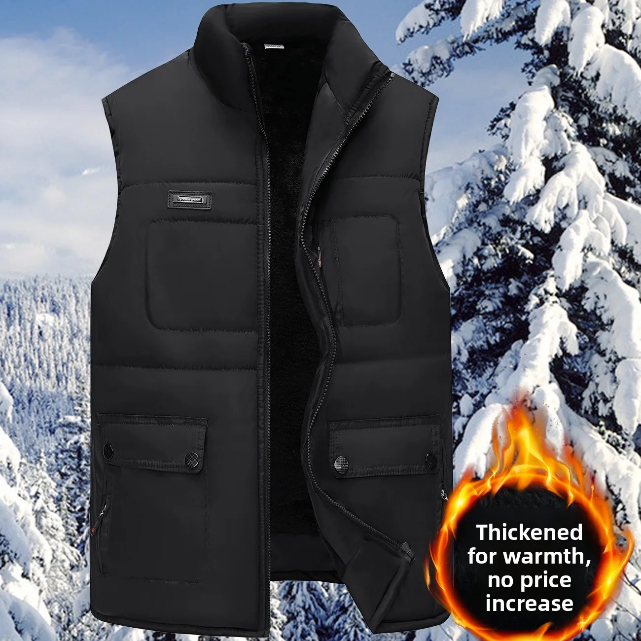 Мужская утепленная хлопковая жилетка на флисе для зимы, теплая, стильная, городская повседневная одежда для мужчин среднего возраста
Мужская утепленная хлопковая жилетка на флисе для зимы, теплая, стильная, городская повседневная одежда для мужчин среднего возраста