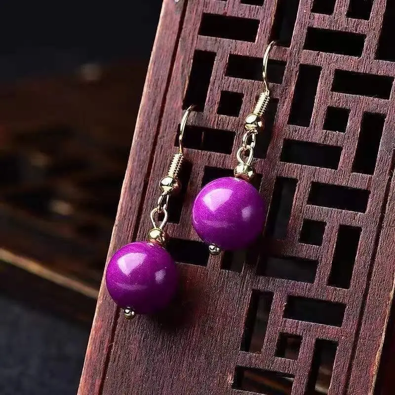 Натуральные южноафриканские серьги-крючки Shujulai Emperor Purple Ear Hook Old Pit, коллекция New Muse
Натуральные южноафриканские серьги-крючки Shujulai Emperor Purple Ear Hook Old Pit, коллекция New Muse