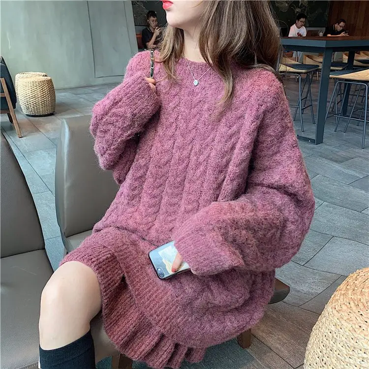 Woman Solid Knitted Pullover and Skirts Female Two Piece Set Skinny Dresses Long Sleeve Cardigan Streetwear Suits G613
Woman Solid Knitted Pullover and Skirts Female Two Piece Set Skinny Dresses Long Sleeve Cardigan Streetwear Suits G613