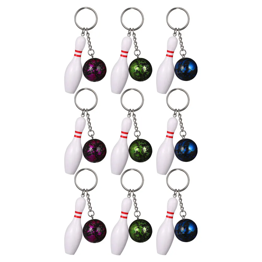 9pcs Bowling Ball Keychain Charm Keychains Sports Keyring Decorative Ornament Jewelry Creative Design Vibrant Colors Portable
9pcs Bowling Ball Keychain Charm Keychains Sports Keyring Decorative Ornament Jewelry Creative Design Vibrant Colors Portable