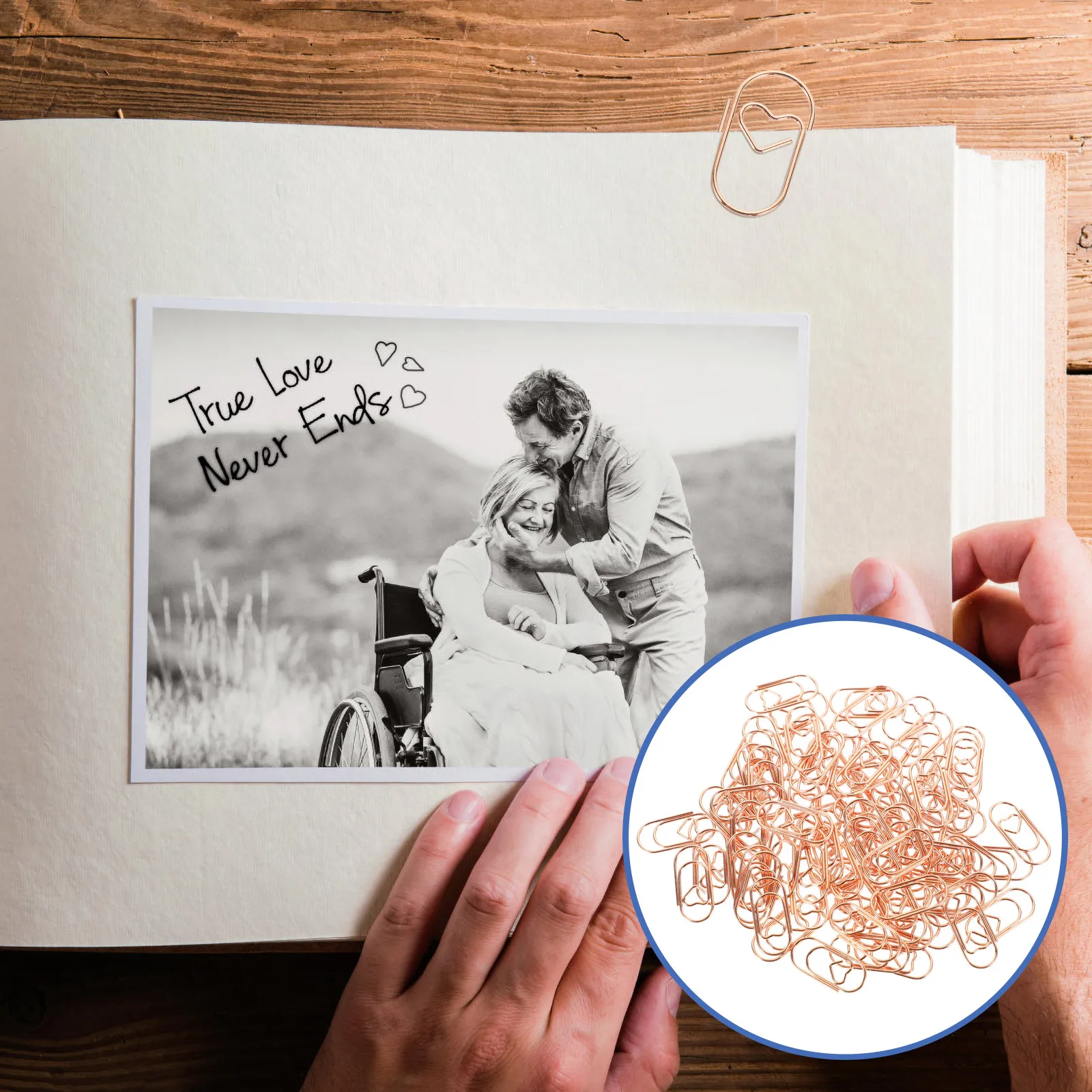 100Pcs Cute Metal Heart Clips Multi-Use Office File Document Clasps Book Page Holders Craft Ornament Supplies Paper Clips
100Pcs Cute Metal Heart Clips Multi-Use Office File Document Clasps Book Page Holders Craft Ornament Supplies Paper Clips