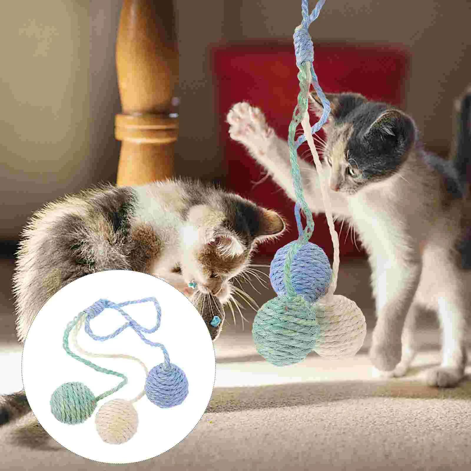 Cat Toy Sisal Ball Toys Cats Scratching Balls For Indoor Kitten Supplies Interactive
Cat Toy Sisal Ball Toys Cats Scratching Balls For Indoor Kitten Supplies Interactive