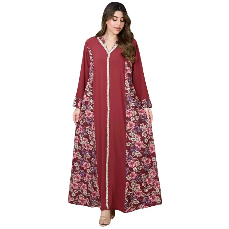 Summer Fashion Muslim Dresses for Women Muslim Long Sleeve V-neck Party Evening Long Abay Dress Suit Inner and Abaya Outfits
Summer Fashion Muslim Dresses for Women Muslim Long Sleeve V-neck Party Evening Long Abay Dress Suit Inner and Abaya Outfits