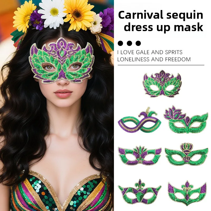 Easter Party European and American Carnival Tricolor Masquerade Half Face Mask Girl Gift Makeup Ball Mask Party Half Face Mask
Easter Party European and American Carnival Tricolor Masquerade Half Face Mask Girl Gift Makeup Ball Mask Party Half Face Mask