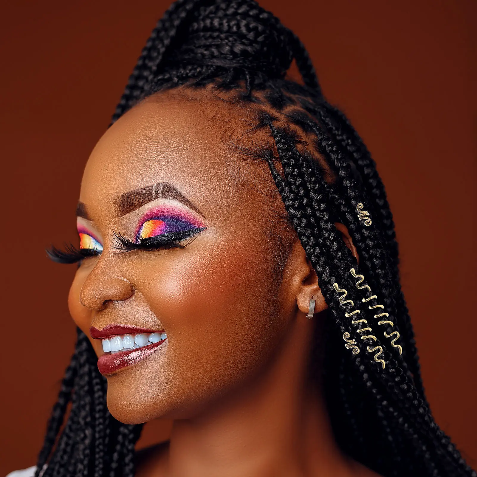 Набор из 6 украшений для волос: браслеты, кольца, подвески для дредов и плетения кос, декор для женских причесок
Набор из 6 украшений для волос: браслеты, кольца, подвески для дредов и плетения кос, декор для женских причесок