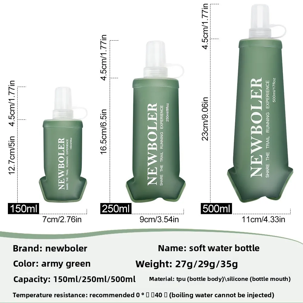 Soft Reservoir - Food-Grade Foldable Water Bag for Cycling, Mountaineering & Marathon
Soft Reservoir - Food-Grade Foldable Water Bag for Cycling, Mountaineering & Marathon