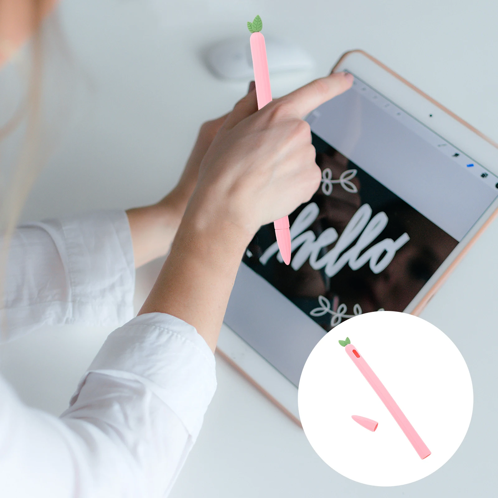 Pen Case Pencil 2 Silicone Cover Cartoon Sleeve Protective Stylus Skin Replacement Wireless Pairing Function Pen Caps
Pen Case Pencil 2 Silicone Cover Cartoon Sleeve Protective Stylus Skin Replacement Wireless Pairing Function Pen Caps