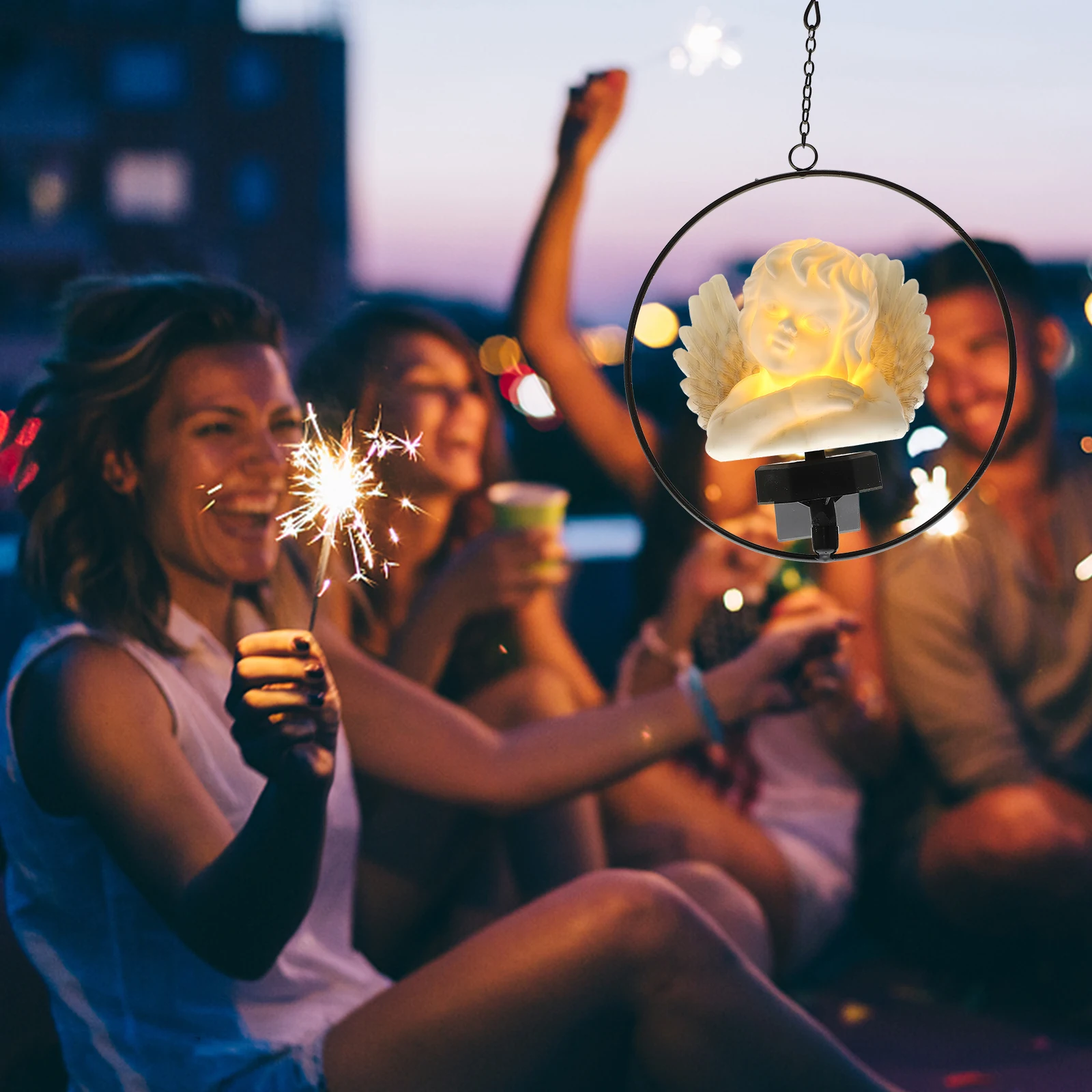 Solar Angel Light Hanging Outdoor Garden Pathway Decoration LED Solar Powered Garden Lamp Angel Statue Light
Solar Angel Light Hanging Outdoor Garden Pathway Decoration LED Solar Powered Garden Lamp Angel Statue Light