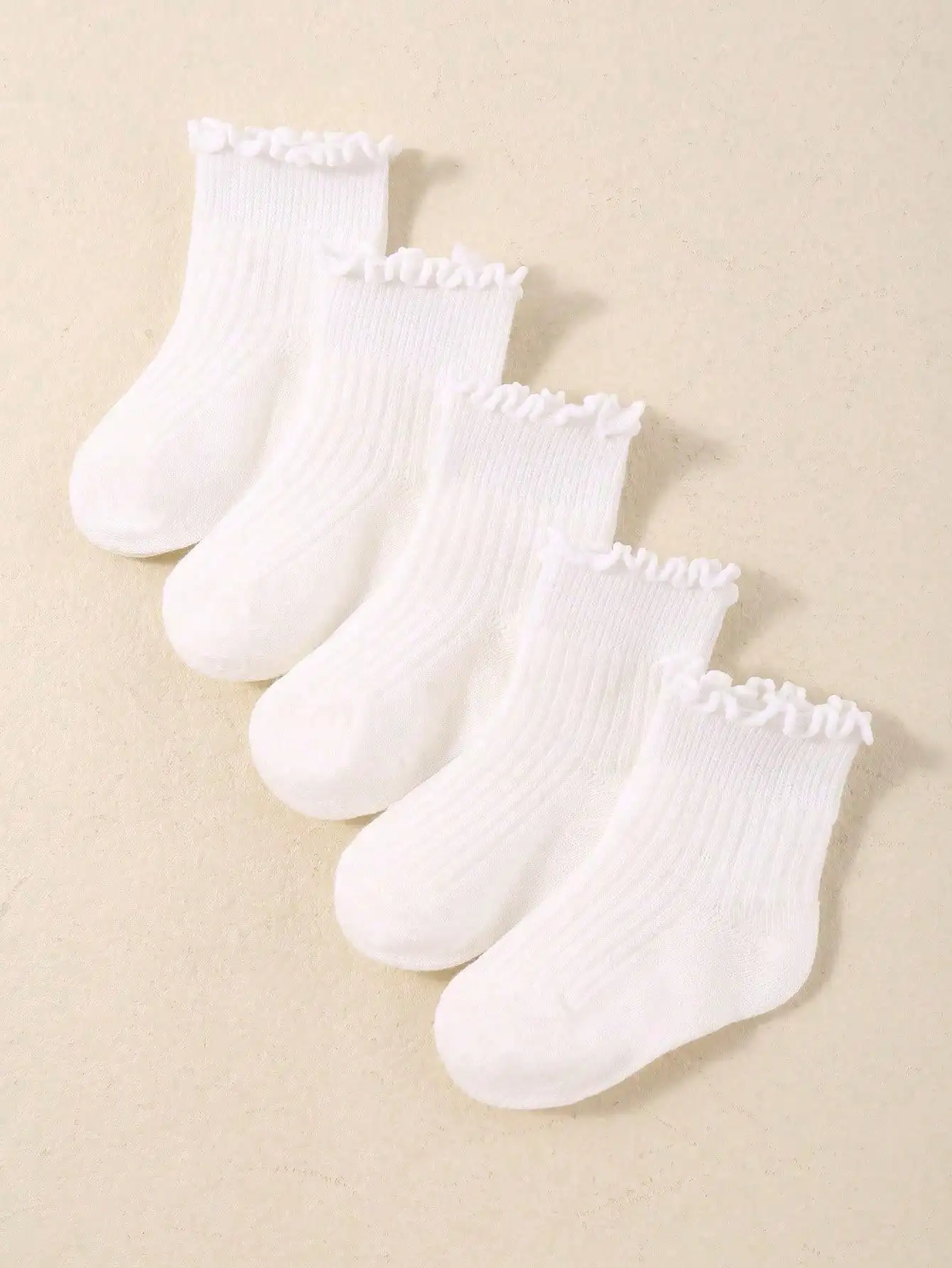 Sweet Girly Lace Decor White Mesh Socks For Baby Girls 5 Packs Breathable Light Ankle Socks
Sweet Girly Lace Decor White Mesh Socks For Baby Girls 5 Packs Breathable Light Ankle Socks