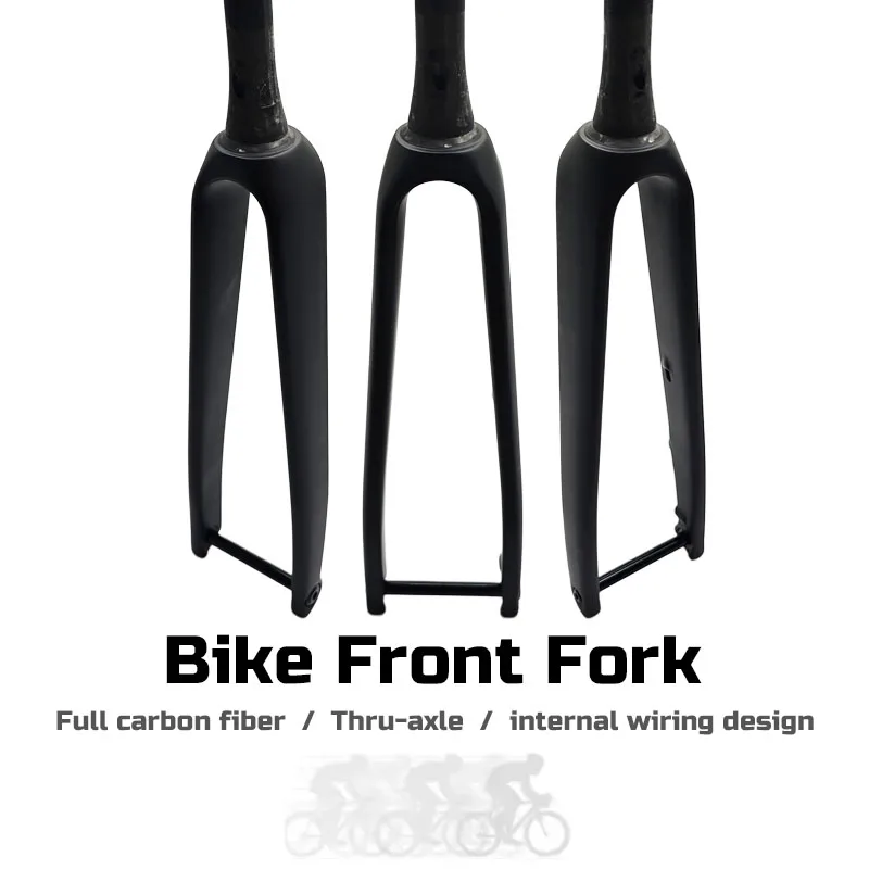 700C Carbon Fiber Rigid Fork for Road Bike Gravel Bicycle - Front Disc Brake Compatible
700C Carbon Fiber Rigid Fork for Road Bike Gravel Bicycle - Front Disc Brake Compatible