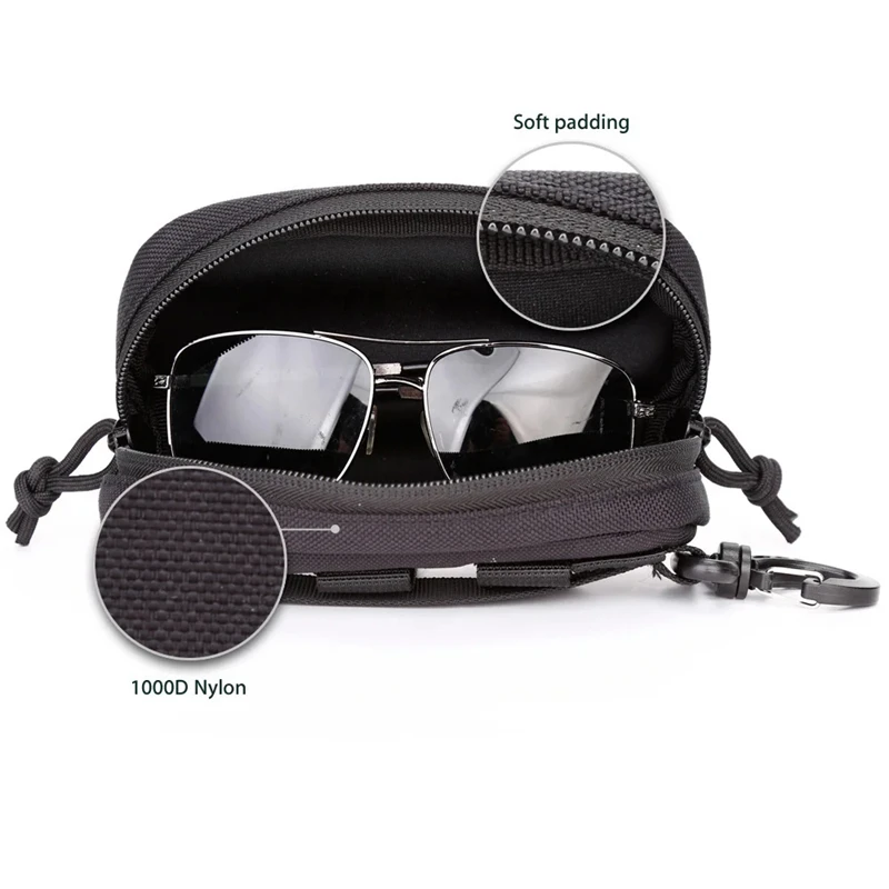 Outdoor Nylon Sunglasses Protective Case Molle System Accessory Bag Sunglasses Storage Bag Suitable For Hunting Goggles Case
Outdoor Nylon Sunglasses Protective Case Molle System Accessory Bag Sunglasses Storage Bag Suitable For Hunting Goggles Case