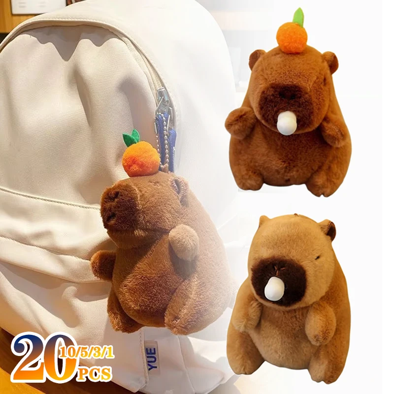 1-20PCS Spit Bubble Capybara Plush Keychain Capybara Pendant Plush Toy Bag Pendant Doll Gift Pendant Cute Car Keychain
1-20PCS Spit Bubble Capybara Plush Keychain Capybara Pendant Plush Toy Bag Pendant Doll Gift Pendant Cute Car Keychain