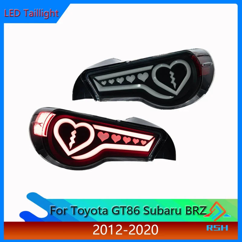 Tail Light Assembly For Toyota GT86 Taillight 2012-2020 Upgrade Heart Shaped LED Sequential Turn Signals Light Plug And Play
Tail Light Assembly For Toyota GT86 Taillight 2012-2020 Upgrade Heart Shaped LED Sequential Turn Signals Light Plug And Play