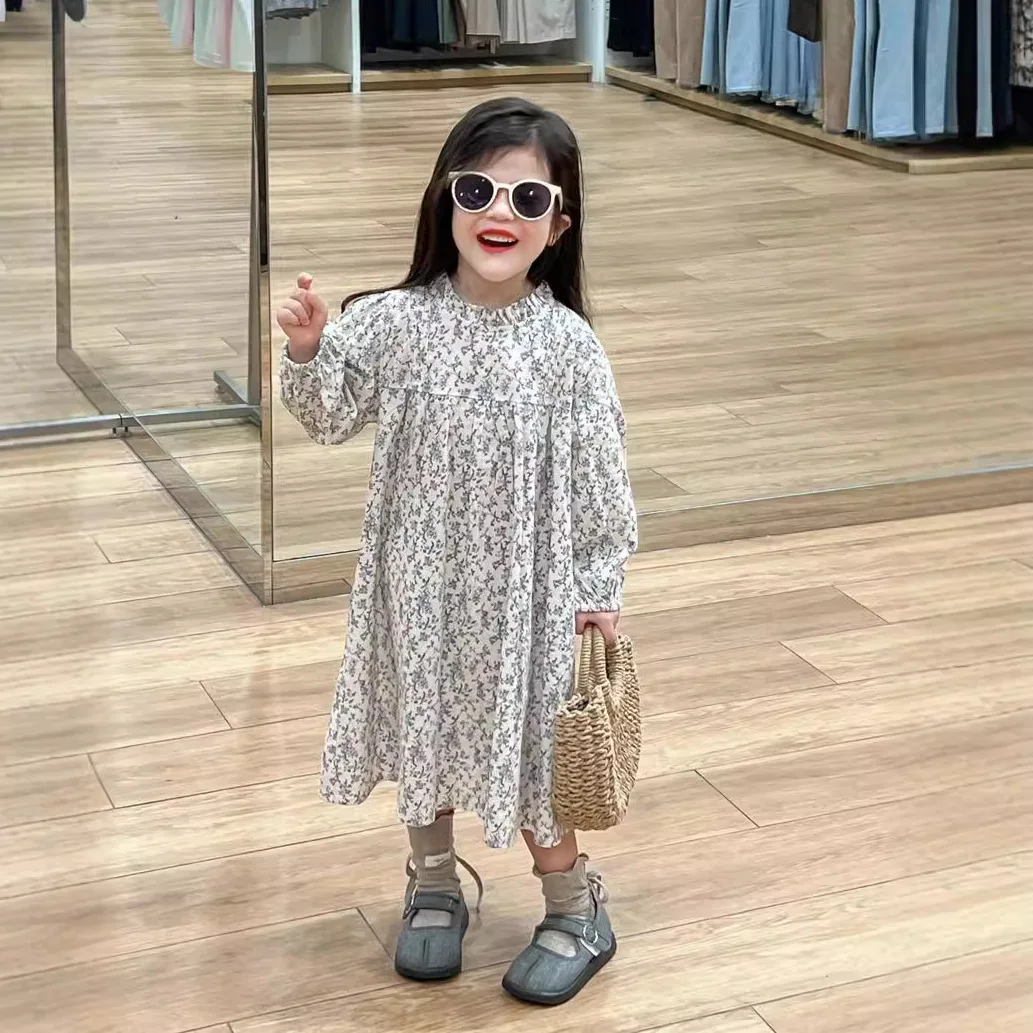 Korean Girls Dress 2025 Autumn Version Girls Floral Long Sleeved Princess Dress Toddler Girl Clothes
Korean Girls Dress 2025 Autumn Version Girls Floral Long Sleeved Princess Dress Toddler Girl Clothes