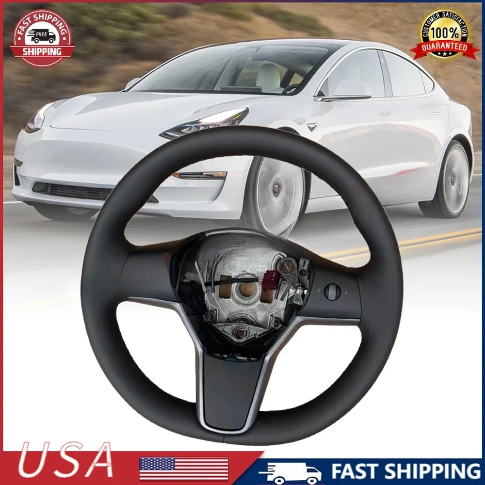 Новый кожаный руль с подогревом для водителя, прочный, для Tesla Model 3 Y, артикул 1490214-00-B
Новый кожаный руль с подогревом для водителя, прочный, для Tesla Model 3 Y, артикул 1490214-00-B