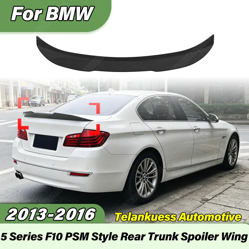 For BMW 5 Series F10 2013 2014 2015 2016 Car PSM Style Rear Trunk Spoiler Sports Racing Blade Tail Wing Body Modification Kit
For BMW 5 Series F10 2013 2014 2015 2016 Car PSM Style Rear Trunk Spoiler Sports Racing Blade Tail Wing Body Modification Kit