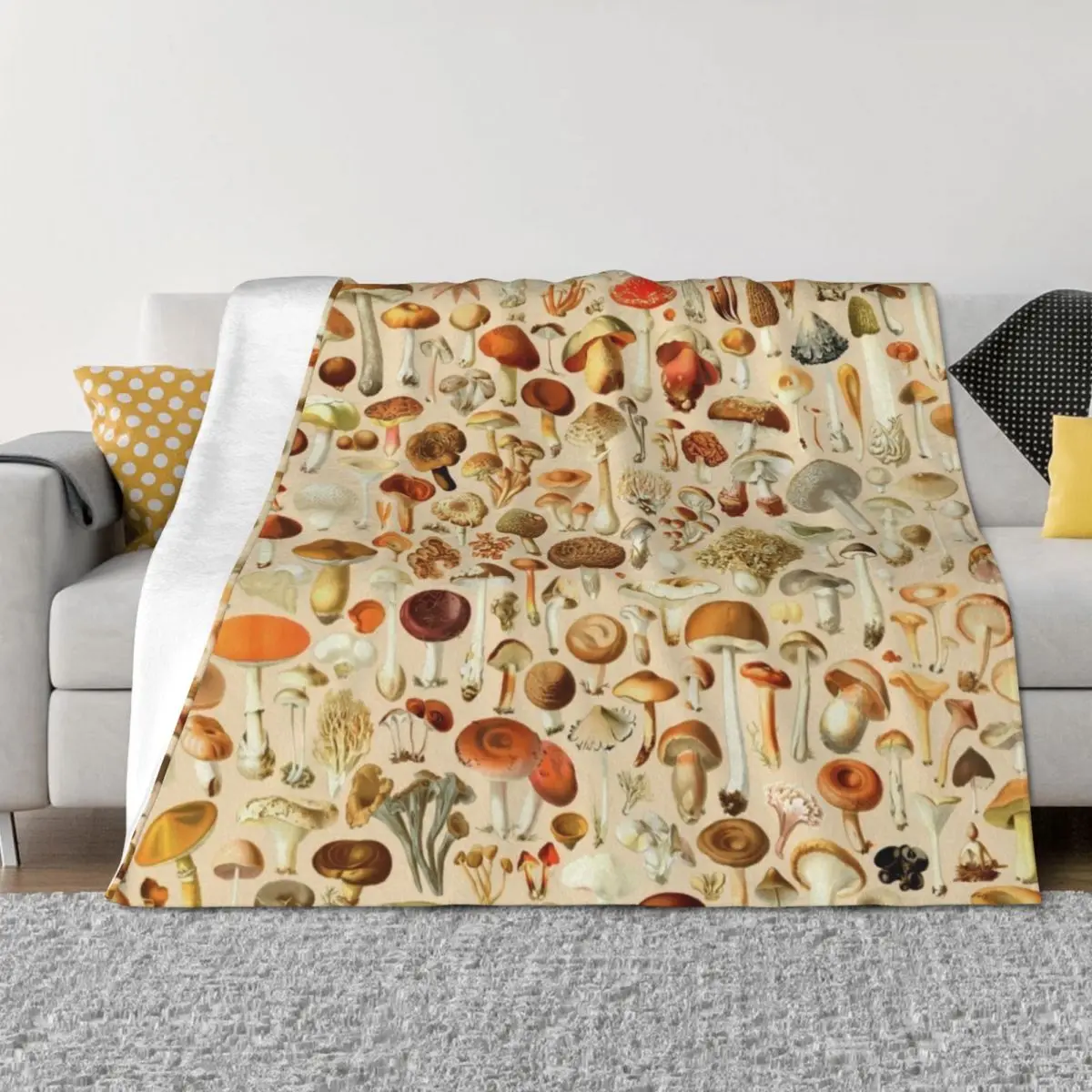 Vintage Mushroom Designs Collection Throw Blanket Summer Beddings Personalized Gift Soft Plush Plaid Blankets
Vintage Mushroom Designs Collection Throw Blanket Summer Beddings Personalized Gift Soft Plush Plaid Blankets