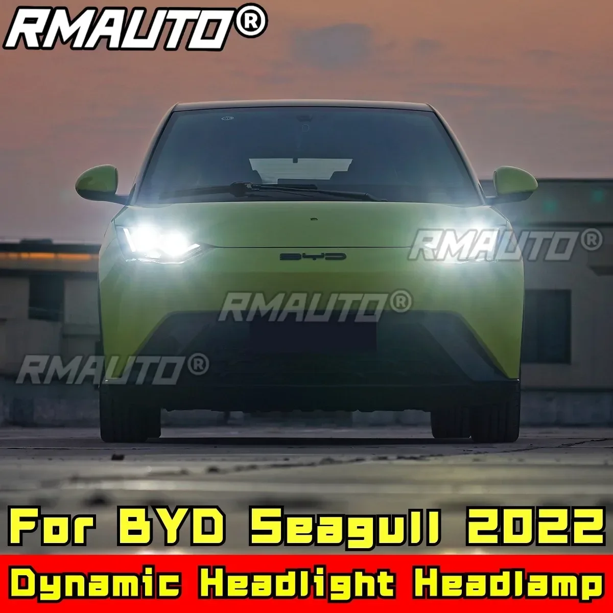 Для BYD Seagull 2022, комплект кузова ближнего света, глянцевый черный ламбо, стиль, динамическая фара, автомобильные аксессуары
Для BYD Seagull 2022, комплект кузова ближнего света, глянцевый черный ламбо, стиль, динамическая фара, автомобильные аксессуары