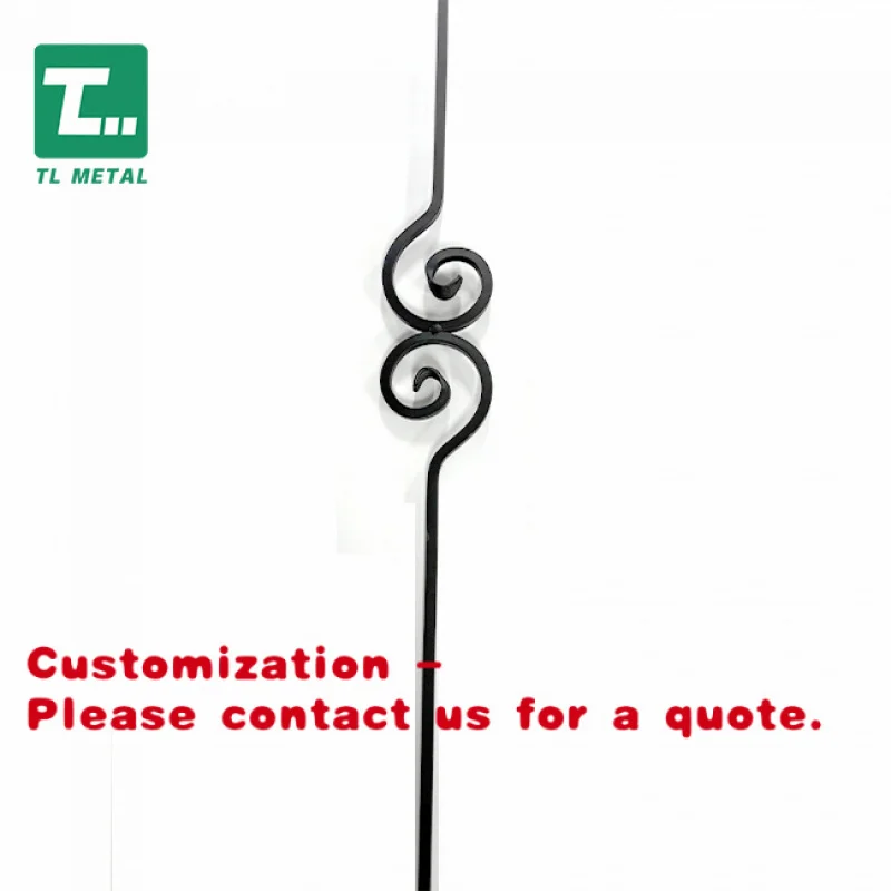 Кованые железные перила для лестниц Customized.TL с двойным валированием, современные, устойчивые к ржавчине
Кованые железные перила для лестниц Customized.TL с двойным валированием, современные, устойчивые к ржавчине