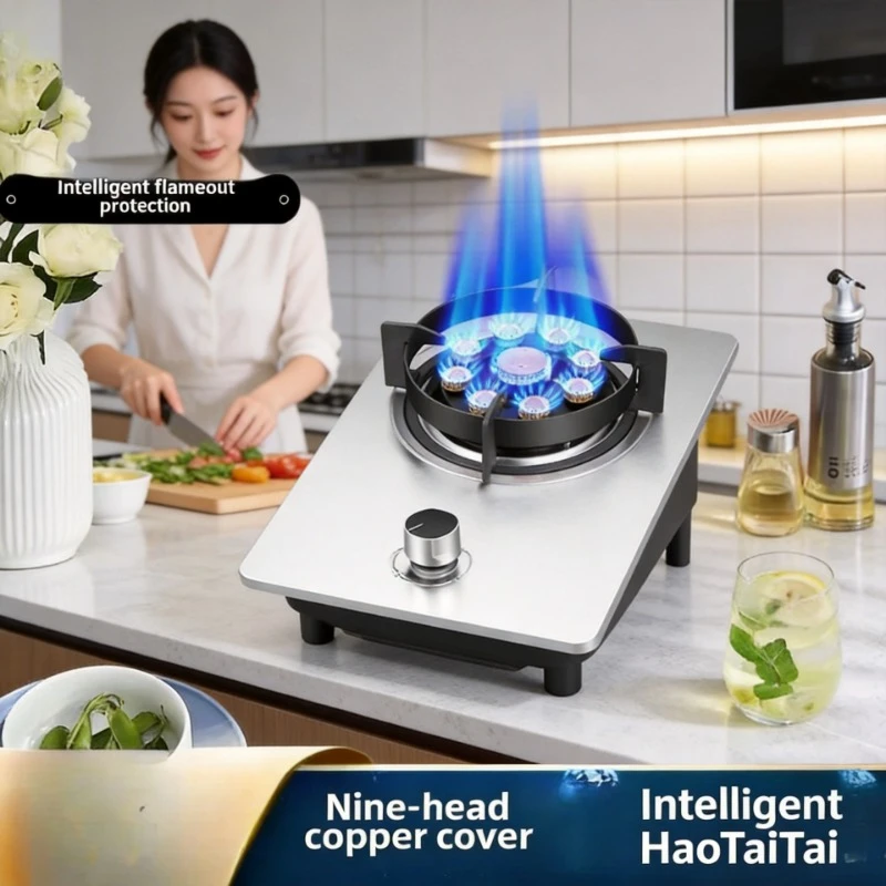Single Burner Timing Gas Stove Energy Saving Embedded Desktop Dual Fuel Household Cooktop Natural Gas Liquefied Gas
Single Burner Timing Gas Stove Energy Saving Embedded Desktop Dual Fuel Household Cooktop Natural Gas Liquefied Gas