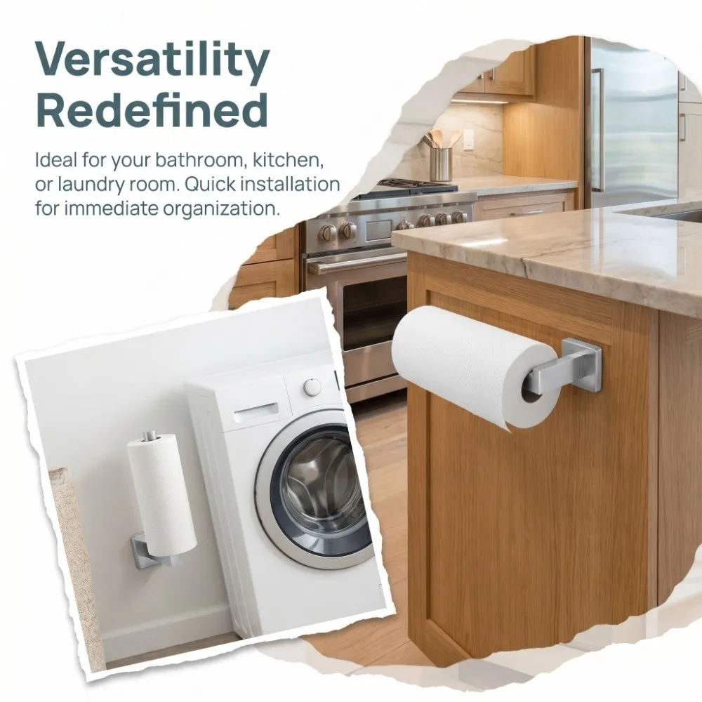 Stainless Steel Toilet Paper Holder Silver Wall Mounted Tissue Holder Practical Easy Install Toilet Roll Paper Holder Household
Stainless Steel Toilet Paper Holder Silver Wall Mounted Tissue Holder Practical Easy Install Toilet Roll Paper Holder Household
