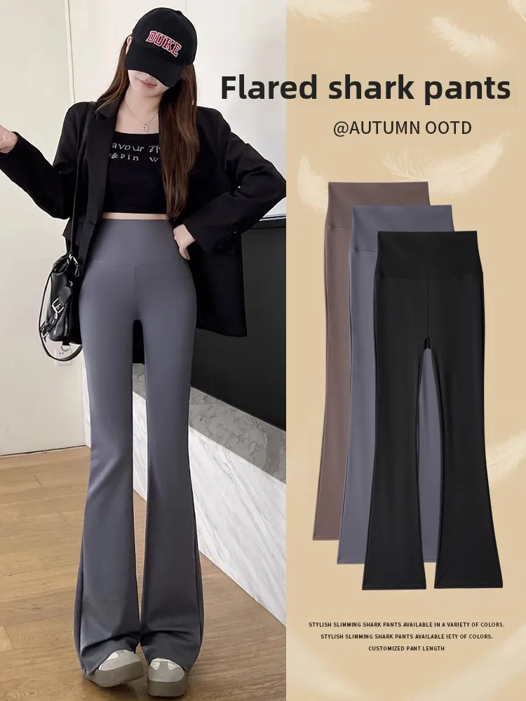 Zhaoluosi Women's Sport Yoga Pants High Waist Micro Flared Shark Pants Thin Base Layer Summer Outdoor Wear Casual Trousers
Zhaoluosi Women's Sport Yoga Pants High Waist Micro Flared Shark Pants Thin Base Layer Summer Outdoor Wear Casual Trousers