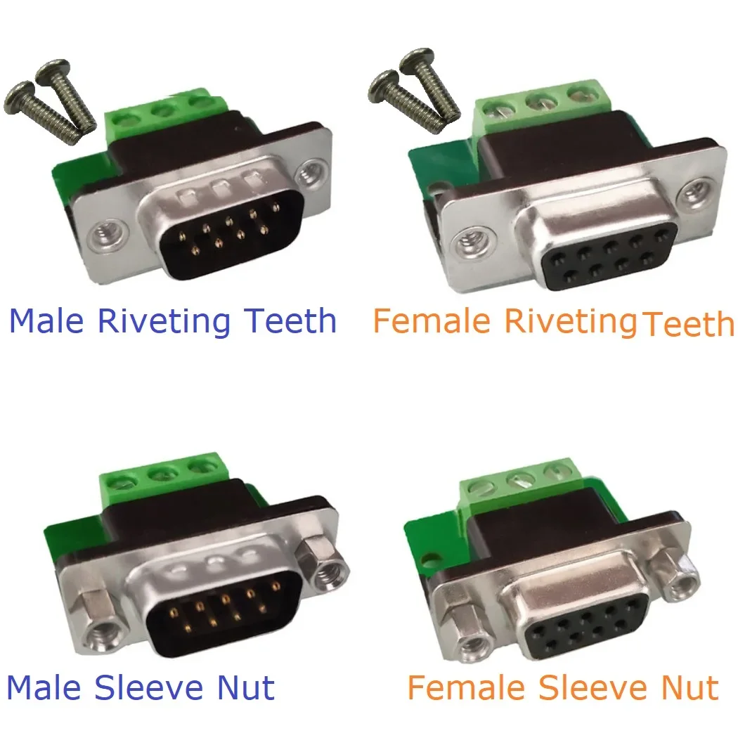 3x DB9 DR9 DE9 Female Male Adapter to 3Pin in Signals Terminal Breakout Board Riveting Teeth Sleeve Nut For Arudino MEGA PLC
3x DB9 DR9 DE9 Female Male Adapter to 3Pin in Signals Terminal Breakout Board Riveting Teeth Sleeve Nut For Arudino MEGA PLC