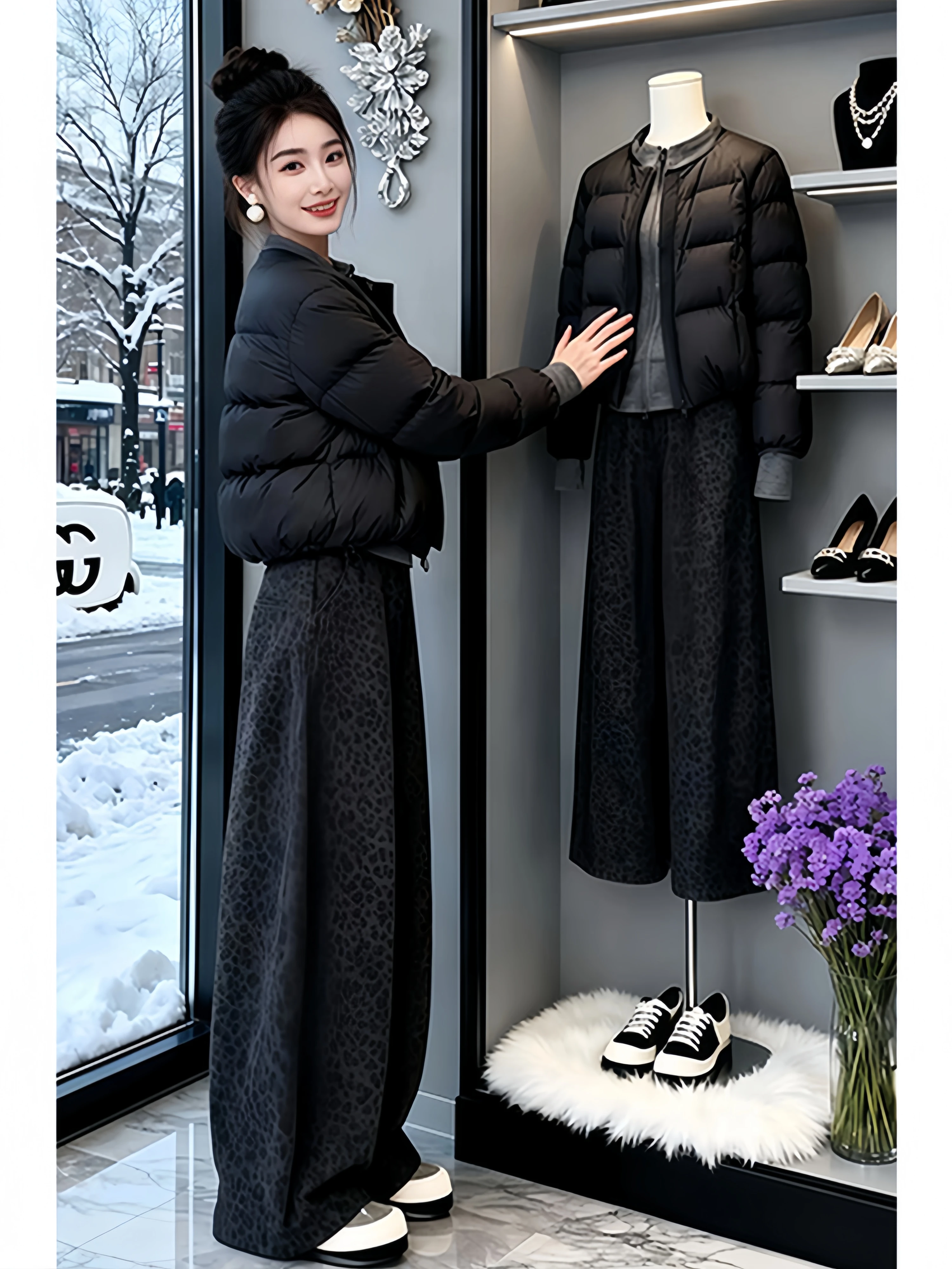 Korean Style round Neck Thickened Warm Cotton Jacket Women's Winter New Bread Style Outerwear Soft down Folded Coat
Korean Style round Neck Thickened Warm Cotton Jacket Women's Winter New Bread Style Outerwear Soft down Folded Coat