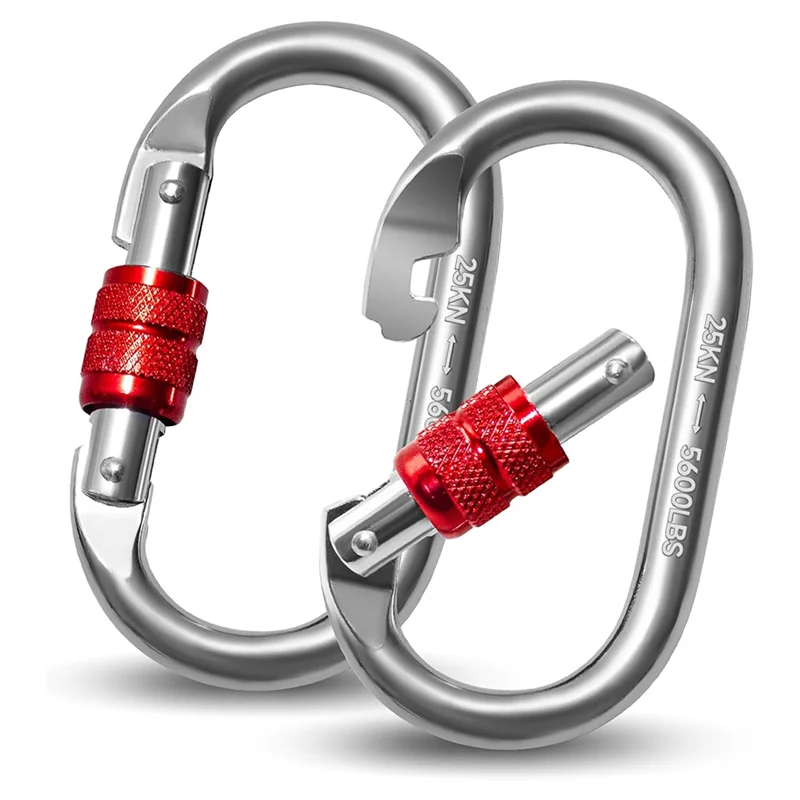ABWP-2Pcs Carabiner Hooks 25 KN, O-Shaped Carabiner Hooks,Heavy Duty Safety Carabiner, Carabiner For Yoga, Hammock, Camping
ABWP-2Pcs Carabiner Hooks 25 KN, O-Shaped Carabiner Hooks,Heavy Duty Safety Carabiner, Carabiner For Yoga, Hammock, Camping