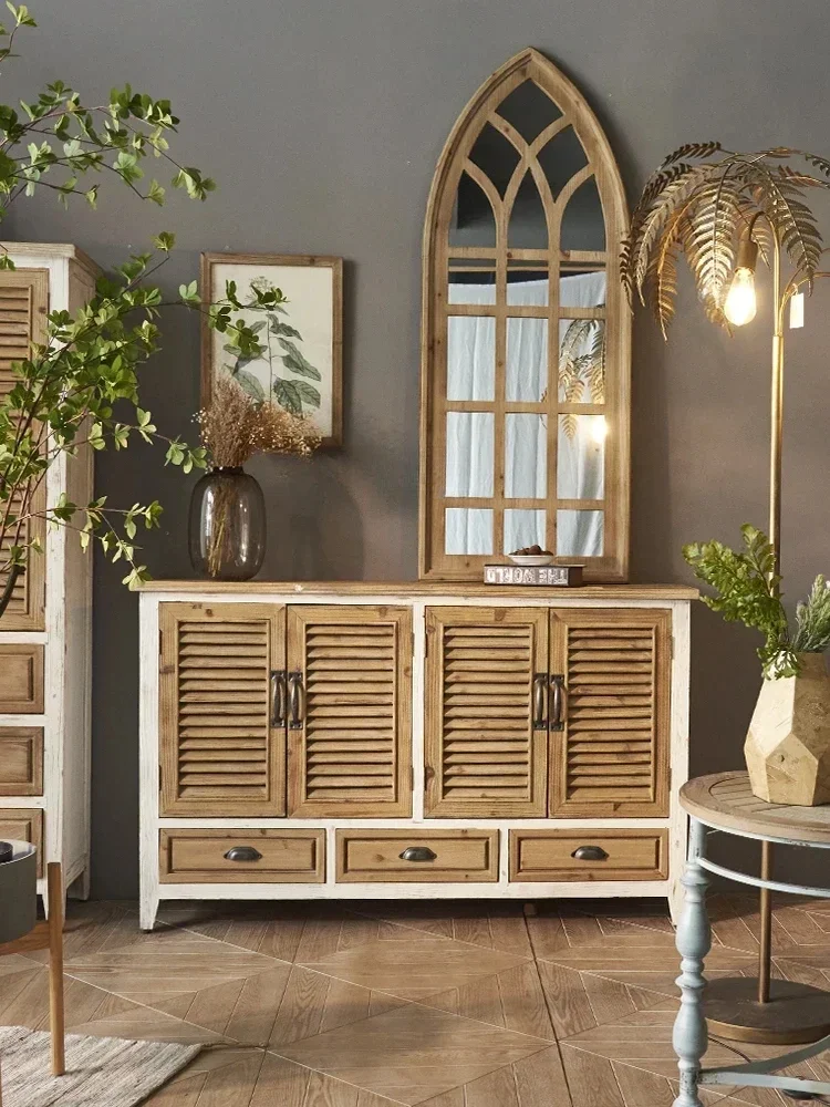 retro shutters multi-layer shoe cabinet living room dining side cabinet multi-functional solid wood storage high cabinet
retro shutters multi-layer shoe cabinet living room dining side cabinet multi-functional solid wood storage high cabinet