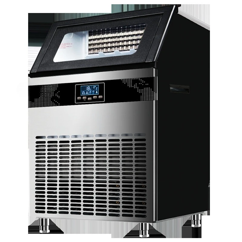 Commercial milk tea shop hotel new large ice machine 120KG automatic small square ice cube making machine
Commercial milk tea shop hotel new large ice machine 120KG automatic small square ice cube making machine