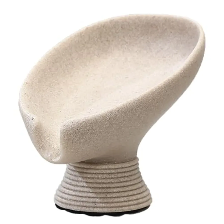 Self Draining Soap Dish with Suction Cup, Leaf Shaped Resin Soap Holder for Bathroom, Shower, Sink and Kitchen
Self Draining Soap Dish with Suction Cup, Leaf Shaped Resin Soap Holder for Bathroom, Shower, Sink and Kitchen