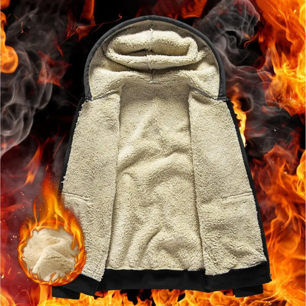 Cardigan Hoodie Front Pockets Cardigan Sweatshirt Men Fleece Lining Hooded Jacket Outerwear
Cardigan Hoodie Front Pockets Cardigan Sweatshirt Men Fleece Lining Hooded Jacket Outerwear