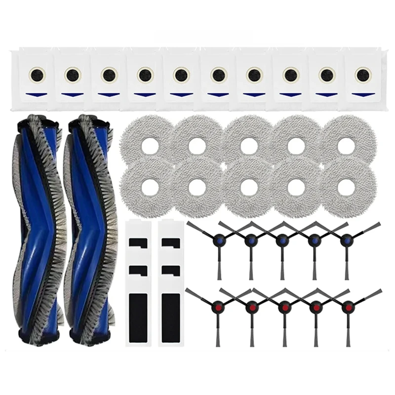 A85I-For Ecovacs T30 Pro / T30 Pro Omni / Yeedi M12 Pro+ Main Side Brush HEPA Filter Mop Pads Dust Bags Spare Parts
A85I-For Ecovacs T30 Pro / T30 Pro Omni / Yeedi M12 Pro+ Main Side Brush HEPA Filter Mop Pads Dust Bags Spare Parts