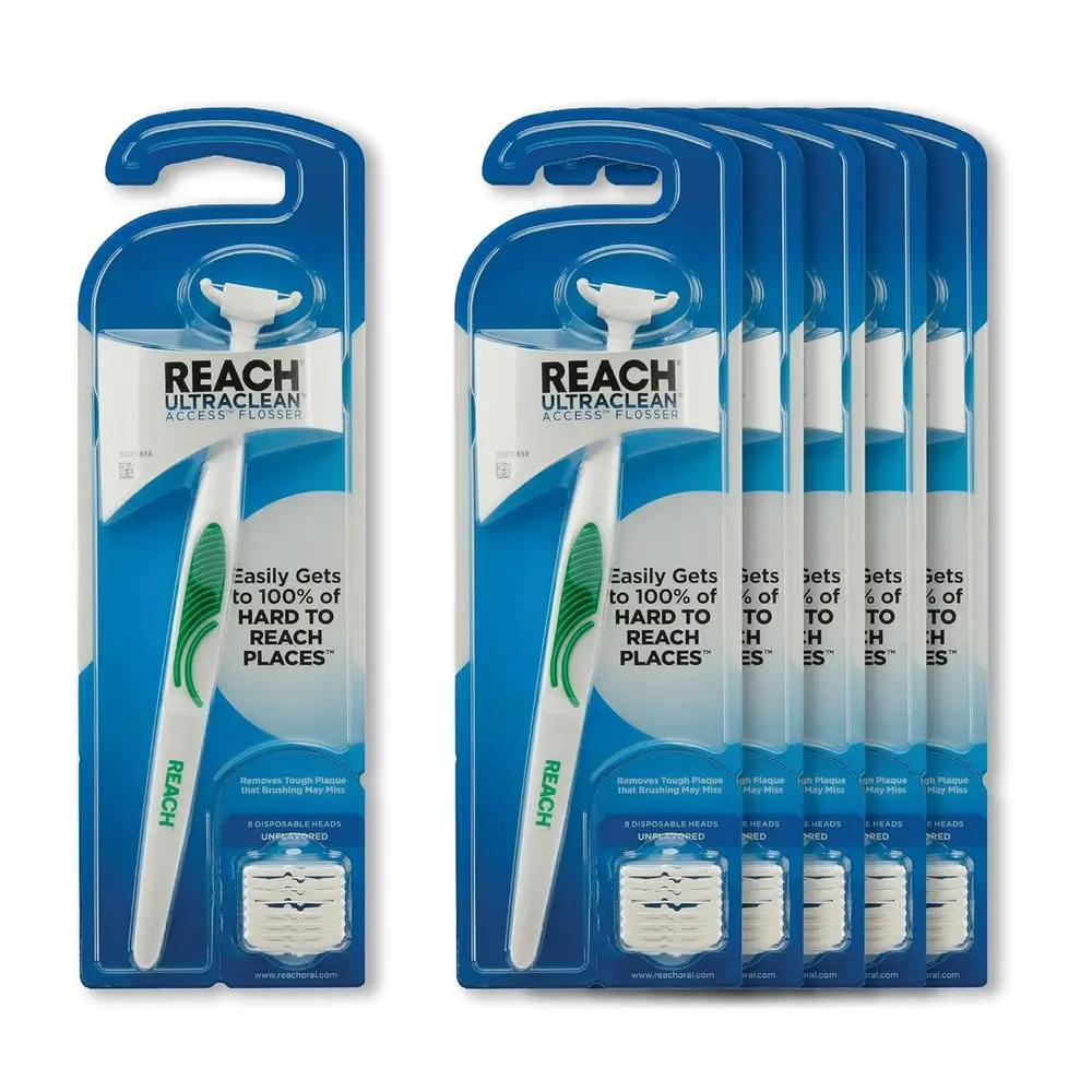 Advanced Oral Care Starter Kit, Premium, Stain Removal for Teeth and Hard-to-Reach Areas, 1 Brush Head & 8 Refills, 6-Pack
Advanced Oral Care Starter Kit, Premium, Stain Removal for Teeth and Hard-to-Reach Areas, 1 Brush Head & 8 Refills, 6-Pack