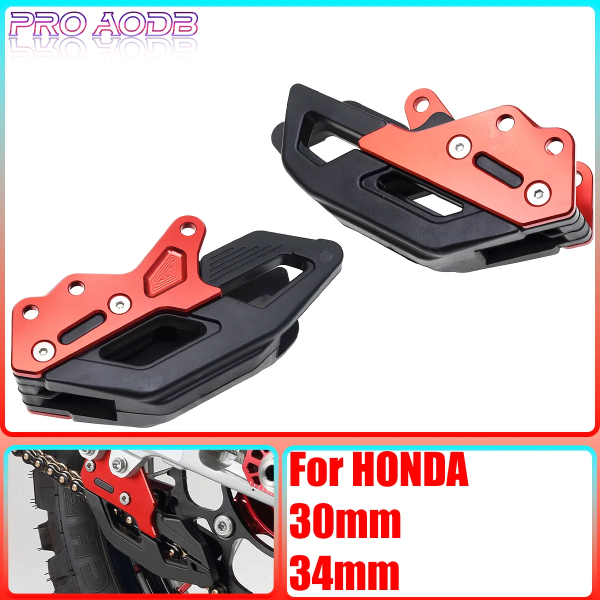 Motorcycle CNC Plastic Chain Guide Guard For Honda CRF250R CRF450R CRF250RX CRF450RX CRF250X CRF450X CRF450L CR125 250 2008-2021
Motorcycle CNC Plastic Chain Guide Guard For Honda CRF250R CRF450R CRF250RX CRF450RX CRF250X CRF450X CRF450L CR125 250 2008-2021
