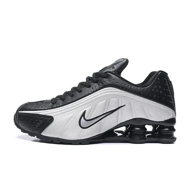 Мужские кроссовки Nike Shox R4, классический стиль, нескользящие, инкапсулированные, модные, амортизирующие кроссовки, черные/белые
Мужские кроссовки Nike Shox R4, классический стиль, нескользящие, инкапсулированные, модные, амортизирующие кроссовки, черные/белые