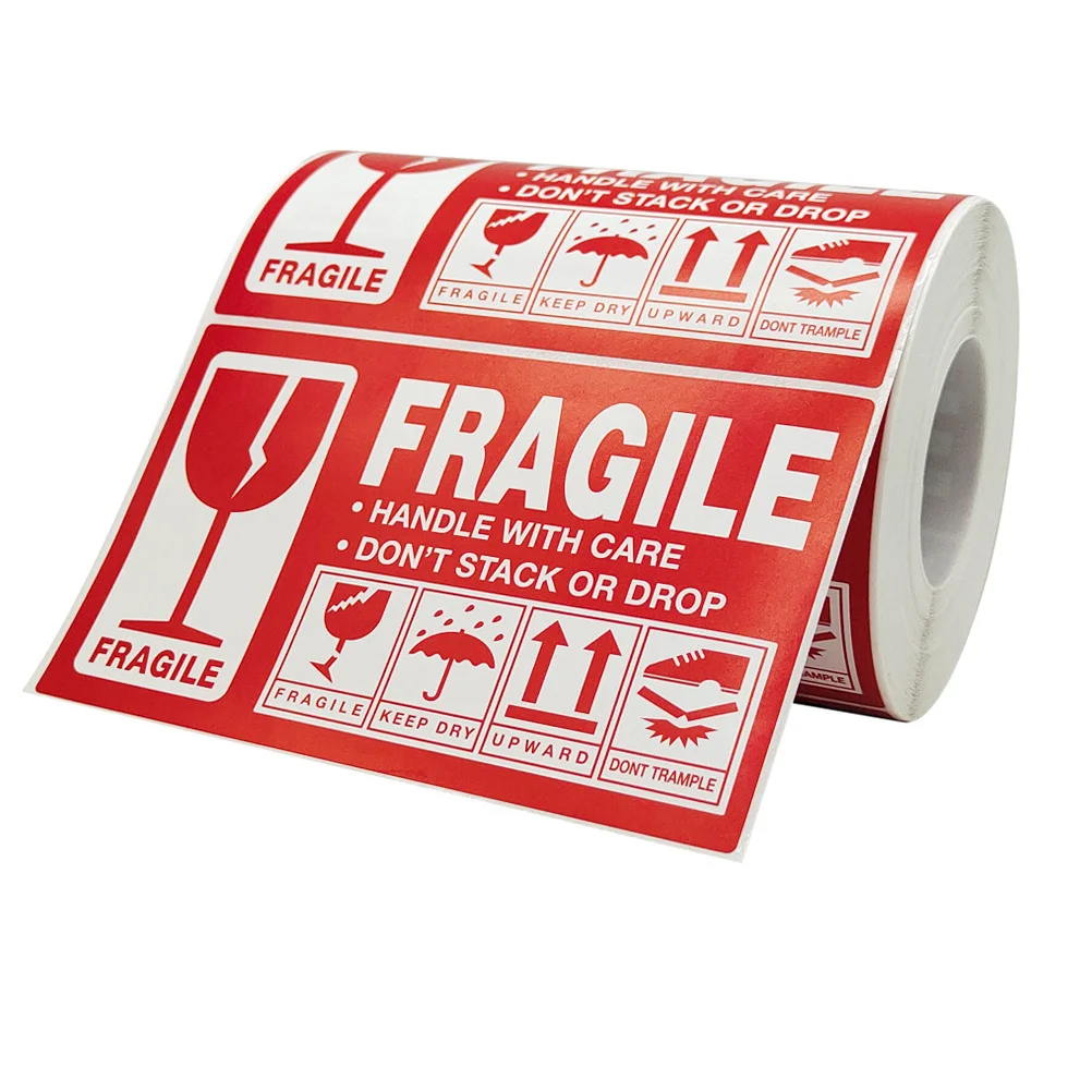 Fragile Warning Stickers Packing Supplies Incidental Handle with Care for Shipping Packaging 
Fragile Warning Stickers Packing Supplies Incidental Handle with Care for Shipping Packaging