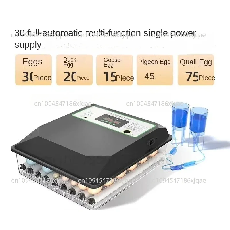 Automatic incubator for home use; high hatch rate; automatic temperature control.
Automatic incubator for home use; high hatch rate; automatic temperature control.