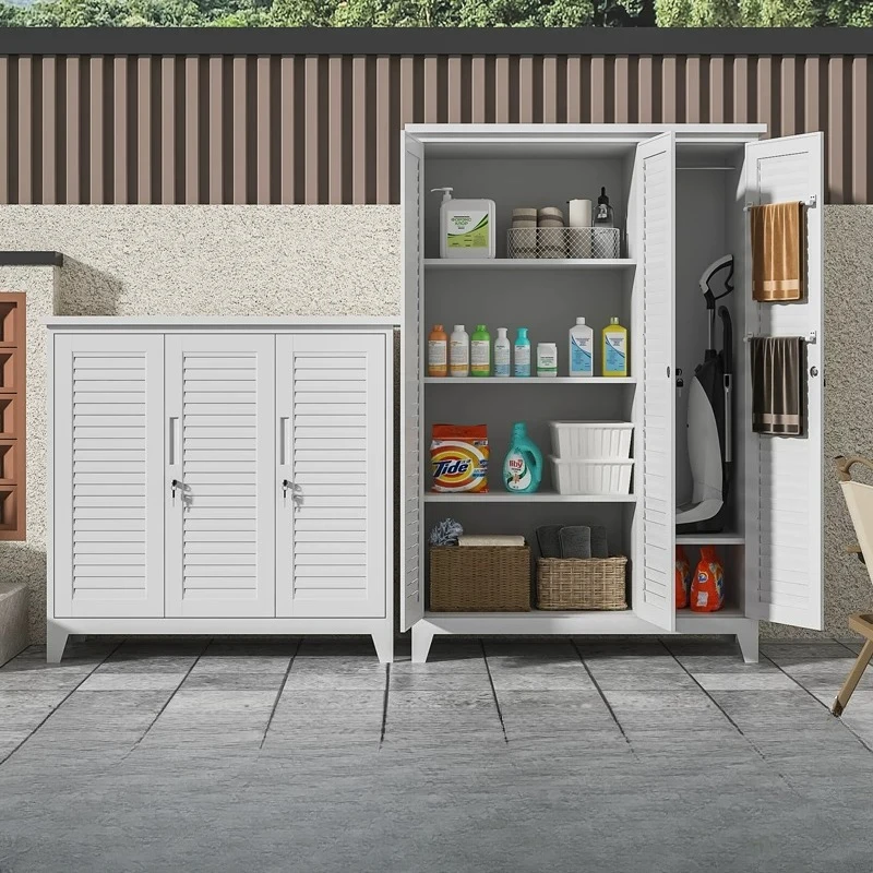 Modern Courtyard Outdoor Storage Cabinet Nordic Garden Storage Tool Cabinet Balcony Box Outdoor Furniture Muebles De Baño FYOC
Modern Courtyard Outdoor Storage Cabinet Nordic Garden Storage Tool Cabinet Balcony Box Outdoor Furniture Muebles De Baño FYOC