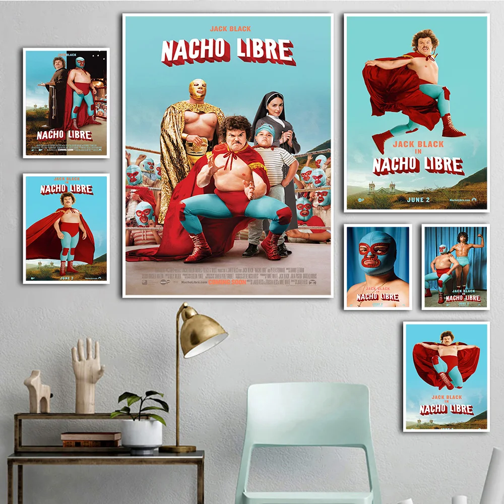 Nacho Libre Sport Comedy Drama Film Poster Video Room Cinema Wall Picture Movie Art Print Canvas Painting Modern Bedroom Decor
Nacho Libre Sport Comedy Drama Film Poster Video Room Cinema Wall Picture Movie Art Print Canvas Painting Modern Bedroom Decor