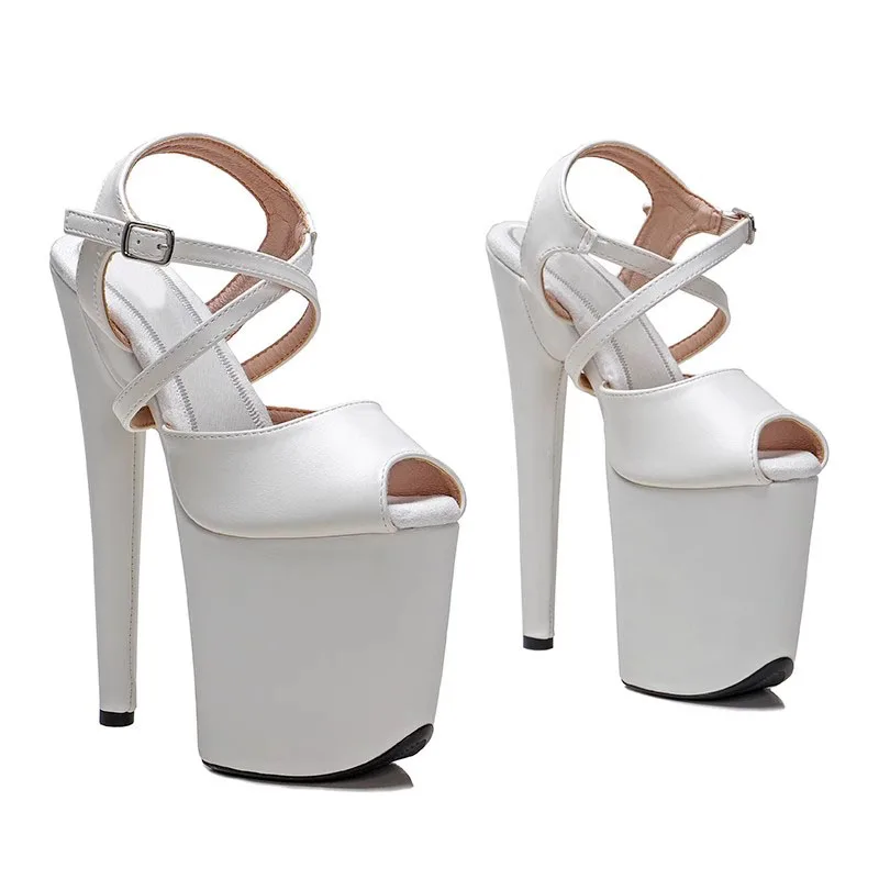Women's 20CM/8inches PU Upper Platform Sexy High Heels Sandals Fashion Model Party Dress Pole Dance Shoes 068
Women's 20CM/8inches PU Upper Platform Sexy High Heels Sandals Fashion Model Party Dress Pole Dance Shoes 068