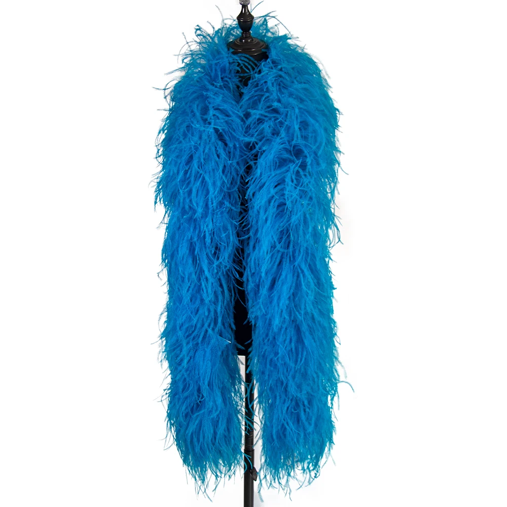 6 Ply Fluffy Ostrich Feathers Boa Fringe for Party Dance Stage Shawl Scarf Clothing Sewing Decoration Craft Customized Color
6 Ply Fluffy Ostrich Feathers Boa Fringe for Party Dance Stage Shawl Scarf Clothing Sewing Decoration Craft Customized Color