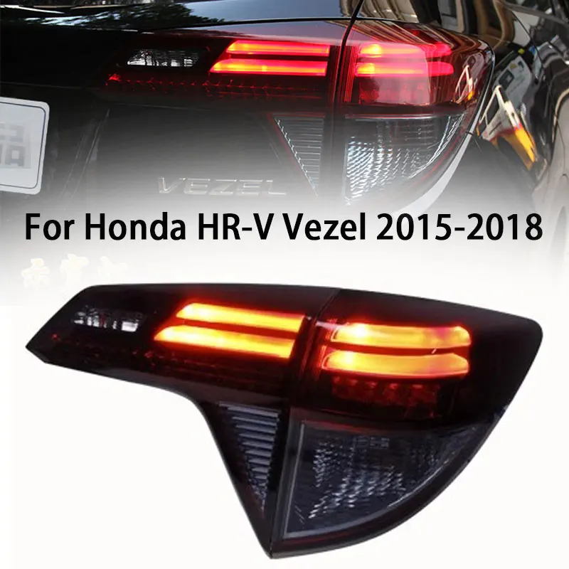 Автомобильные задние фонари для Honda HR-V LED Tail светильник 2015-2018 HRV Vezel, задний противотуманный сигнал поворота, автомобильные аксессуары
Автомобильные задние фонари для Honda HR-V LED Tail светильник 2015-2018 HRV Vezel, задний противотуманный сигнал поворота, автомобильные аксессуары