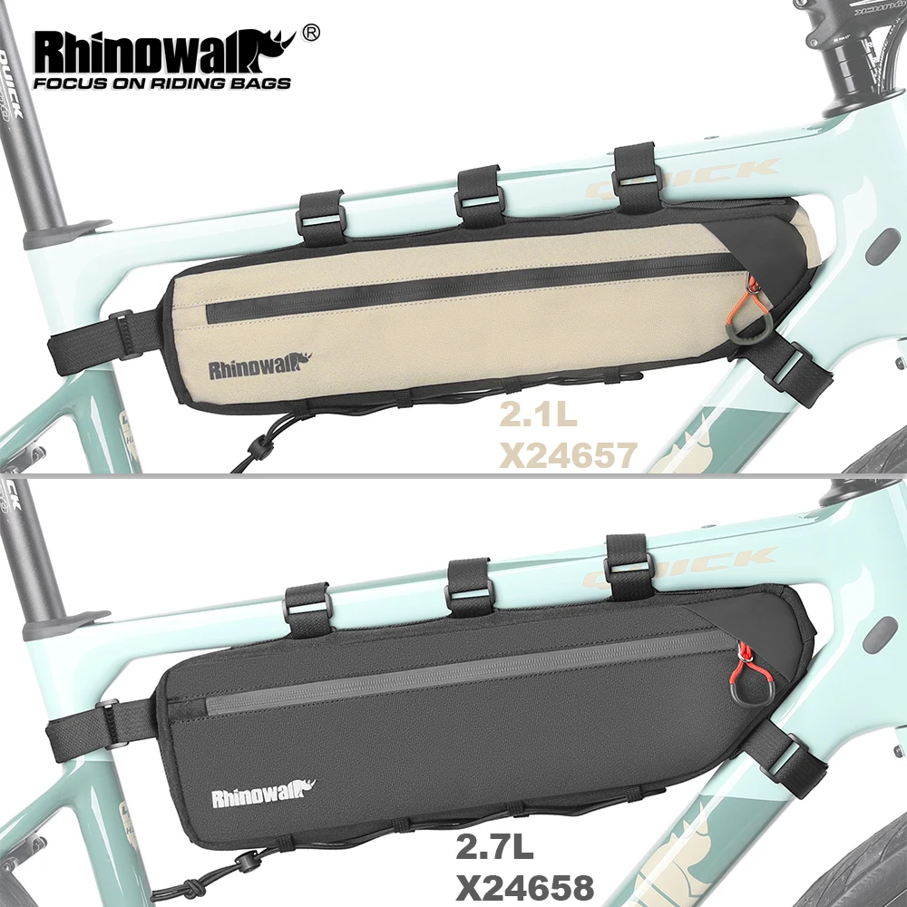 Rhinowalk Bicycle Frame Bag 2.1L/2.7L Large Capacity Bike Triangle Storage Bag For MTB Road Gravel Bike Cycling Bag Accessories
Rhinowalk Bicycle Frame Bag 2.1L/2.7L Large Capacity Bike Triangle Storage Bag For MTB Road Gravel Bike Cycling Bag Accessories