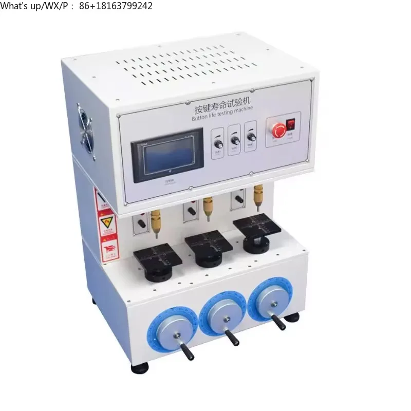 Three-station Programmer Controlled Button Life Testing Machine Switch Button Life Testing Machine
Three-station Programmer Controlled Button Life Testing Machine Switch Button Life Testing Machine