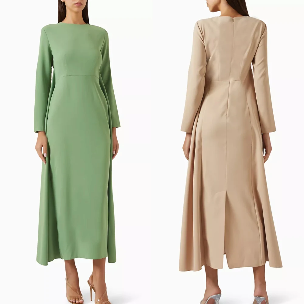 Customized Elegant Cape Dress in Crepe A-Line Evening Dresses Formal Exquisite High Quality Long Sleeves Prom Party Gowns Women
Customized Elegant Cape Dress in Crepe A-Line Evening Dresses Formal Exquisite High Quality Long Sleeves Prom Party Gowns Women